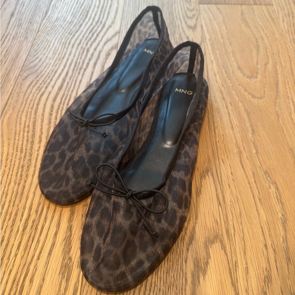 Mango Women's Animal Print Flats